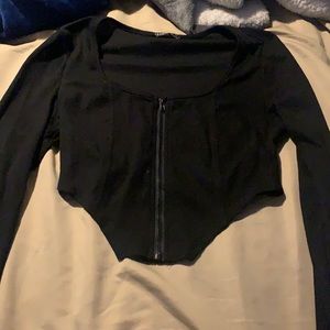 Black corset top